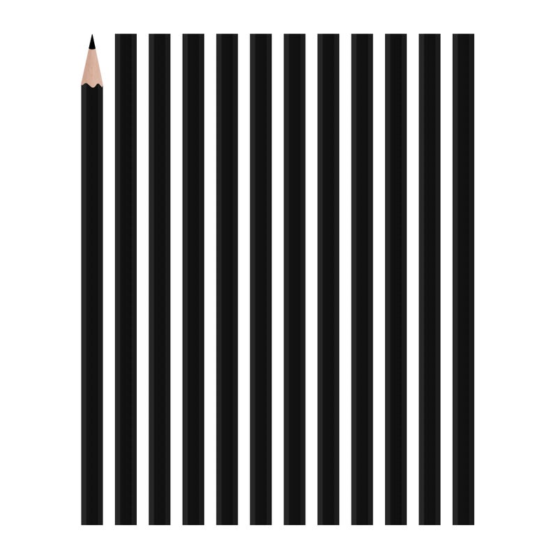 Carmel Universal Marking Pencil Pack of 12, Water-soluble Glass and Film Marking Pencil, Wood encased grease pencil with a thick greasy waxy lead (Black) - Image 1